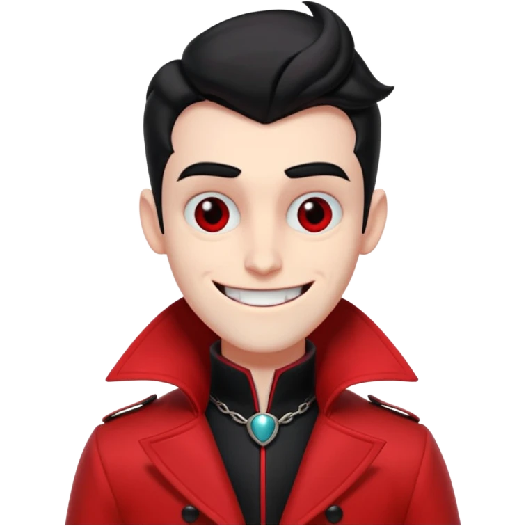 Alastor from Hazbin hotel, smiling emoji