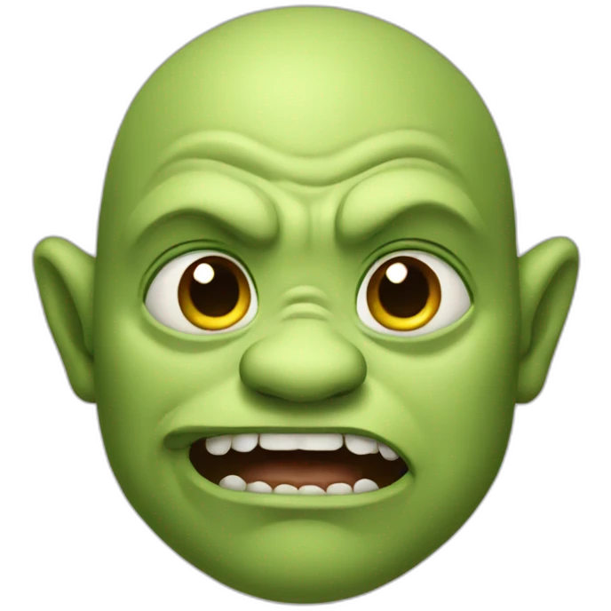 little cute Ogre emoji