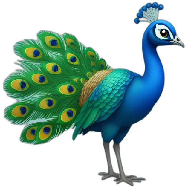 cute Peacock emoji