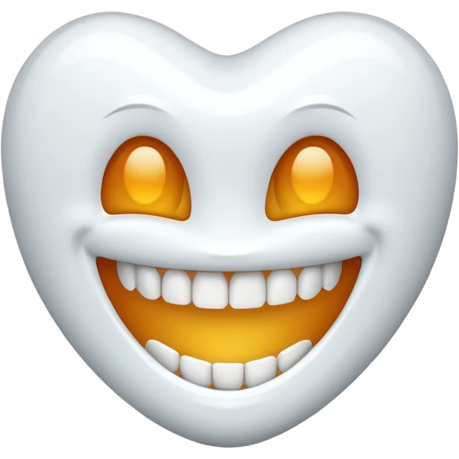 Toothed smile emoji