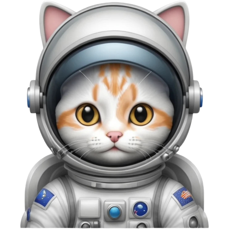 Cat astronaut emoji