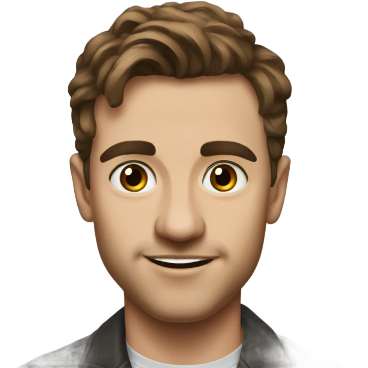 Paul mescal realistic portrait brown hair emoji