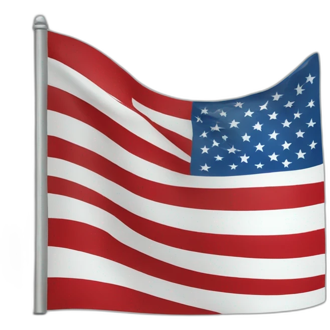 the flag of the united states of america emoji