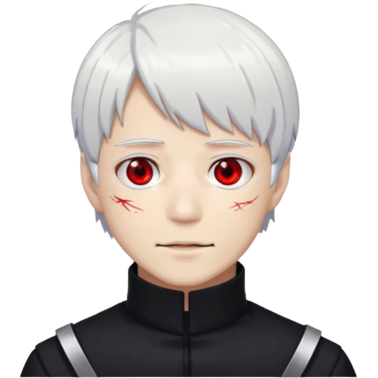 Faça o Ken Kaneki de Tokyo Ghoul emoji