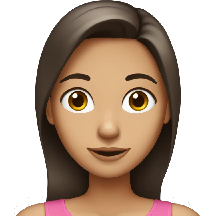 pretty brunette girl emoji