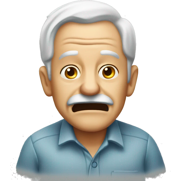 farting old man emoji