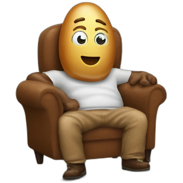 Couch potato emoji