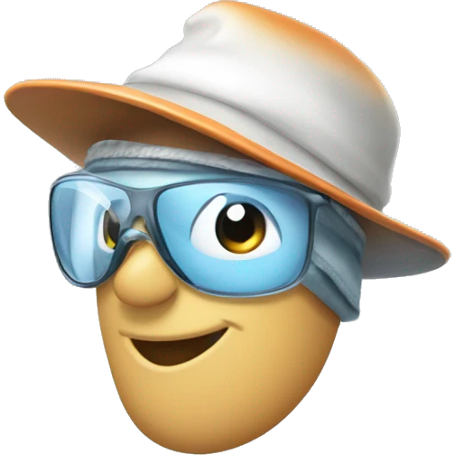golfinho com boné emoji