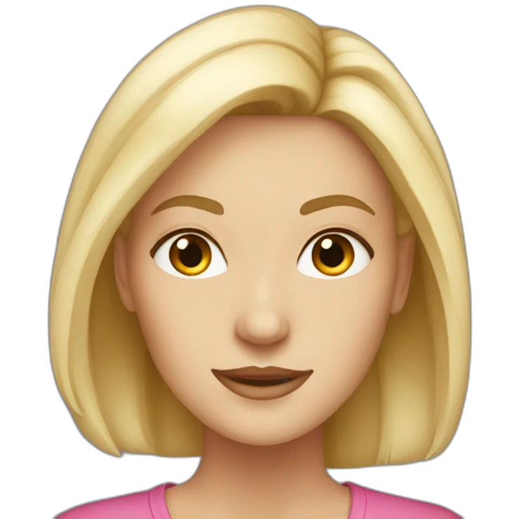 White Women beautiful physics emoji