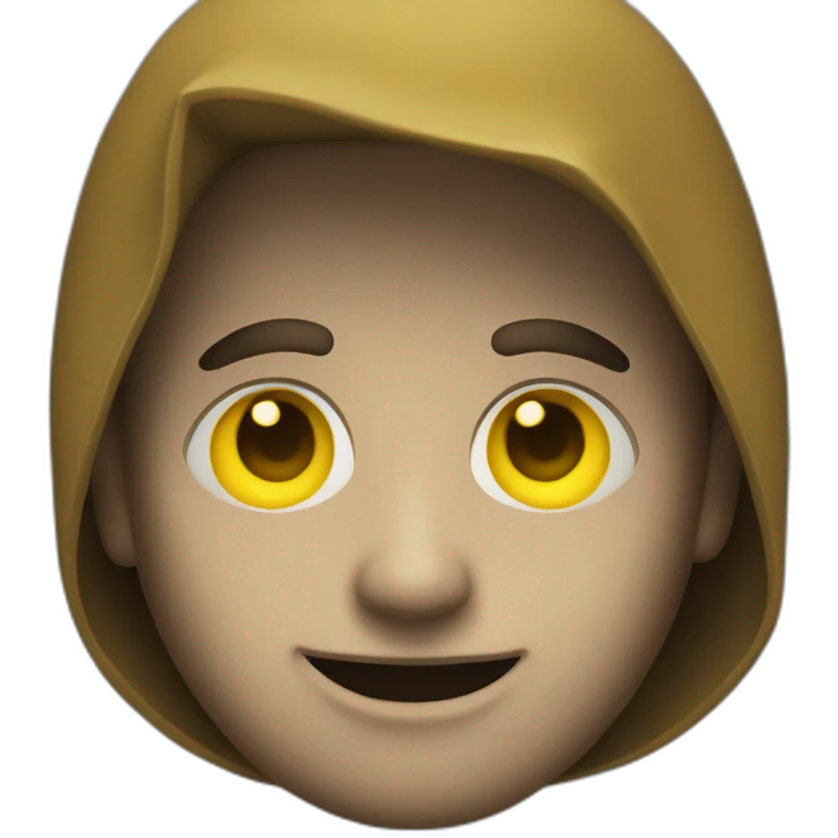 A yellow thief emoji  emoji
