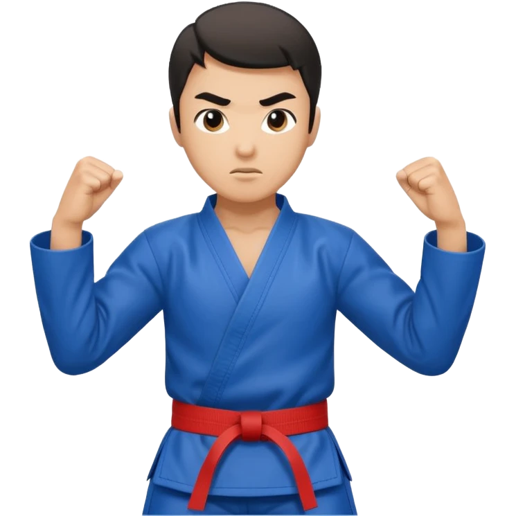 Taekwondo fighting  emoji