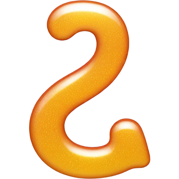 the letter a bubbly emoji