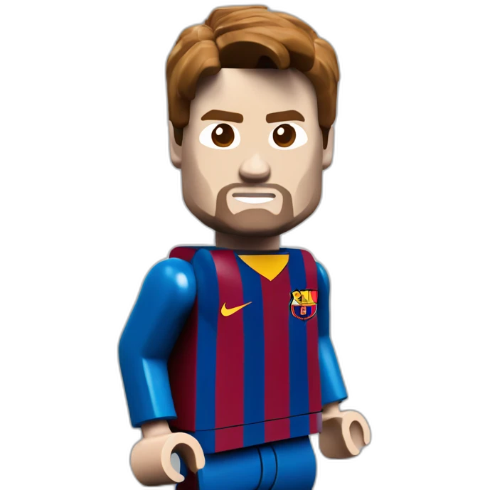 Messi LEGO emoji