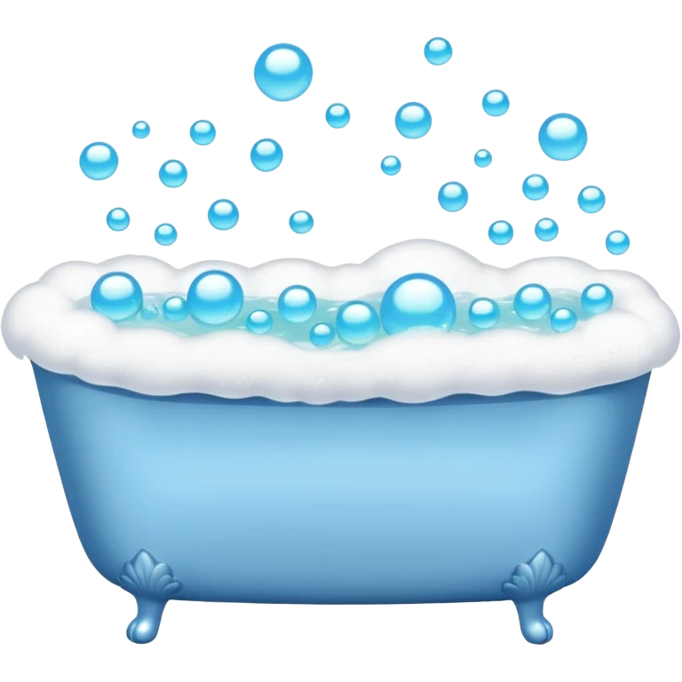 Bath with bubbles emoji