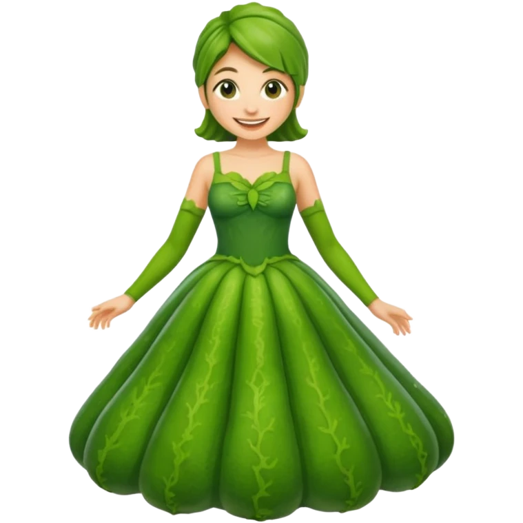 zucchini woman emoji