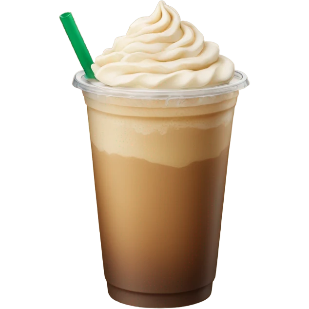 Starbucks iced latte  emoji