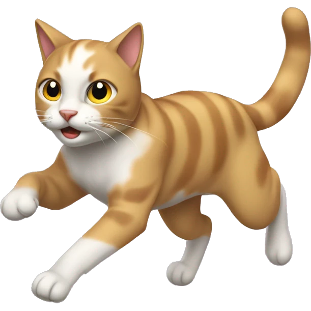 Gato corriendo emoji