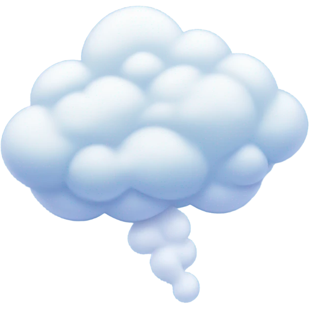cloud emoji