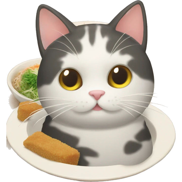 cat tonkatsu  emoji
