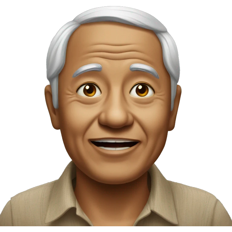 bapak bapak terkejut  emoji