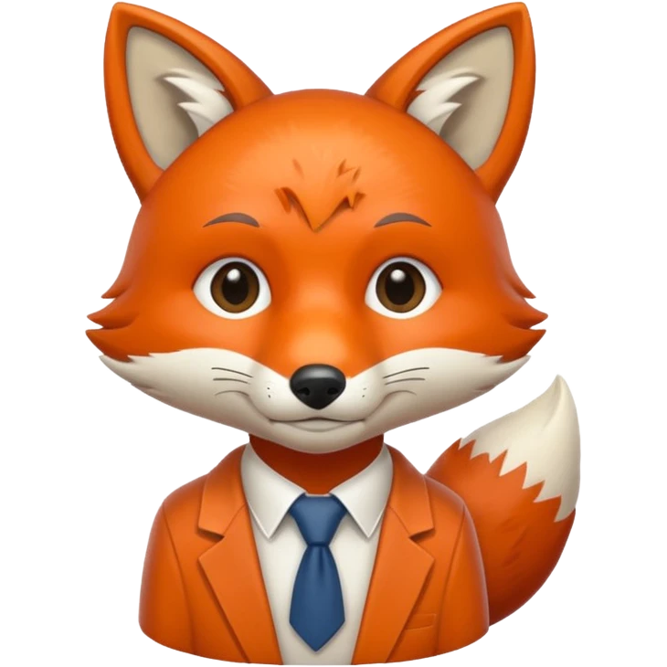 student fox emoji