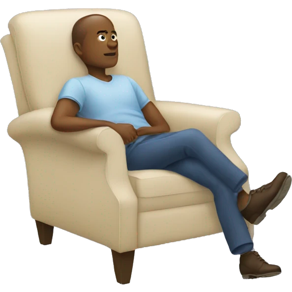 reclining in chair emoji