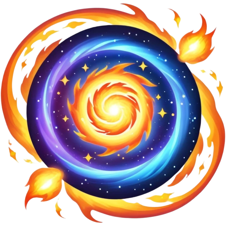 music + cosmic sounds galactic fire fire emoji