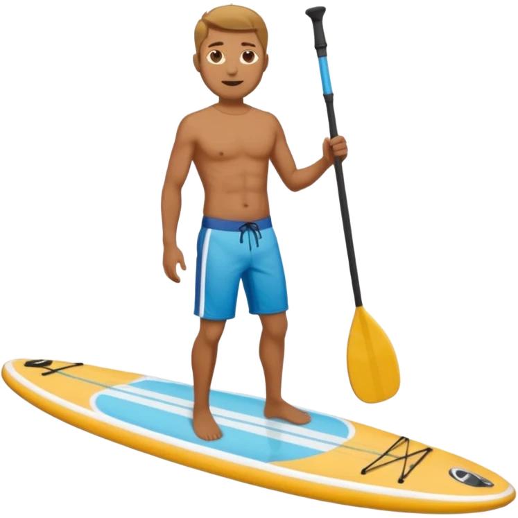 paddle board man emoji