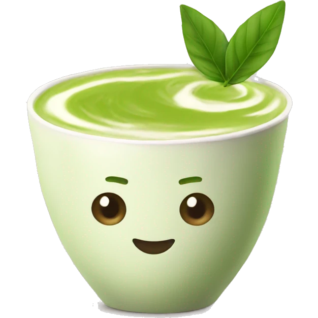 Matcha latte  emoji