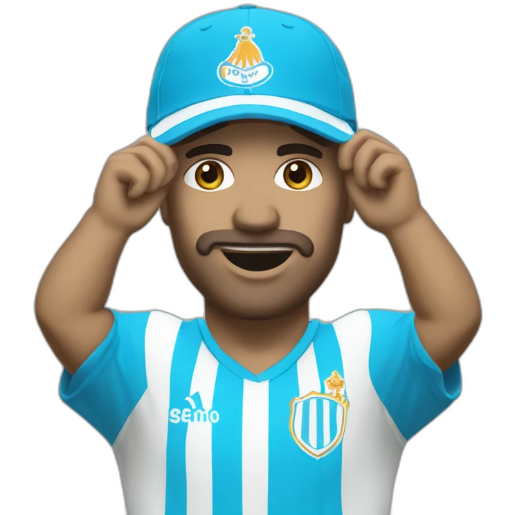 Olympique de Marseille supporter emoji