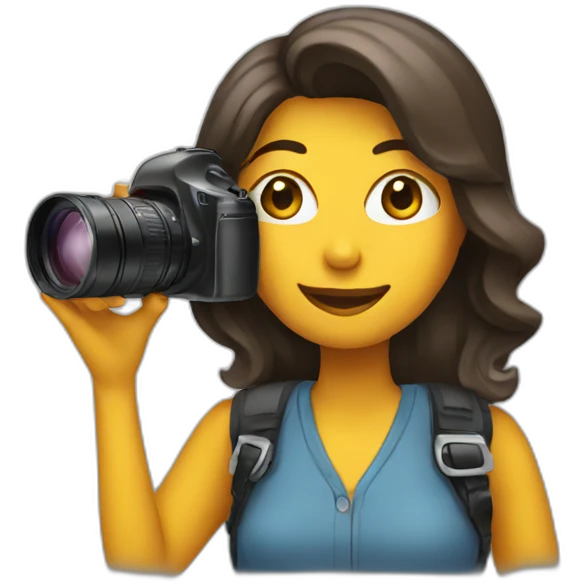 Woman photographer emoji