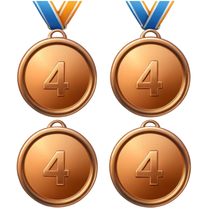 4th place medals emoji