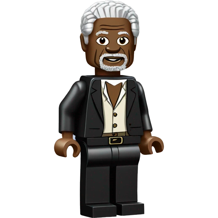 MORGAN FREEMAN lego full body emoji