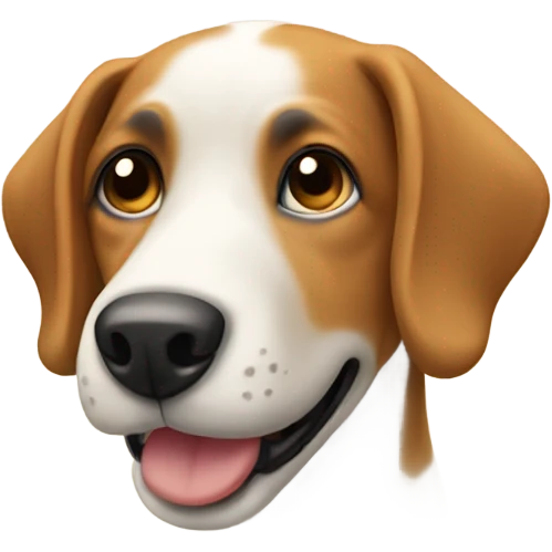 Dog in te sofing  emoji