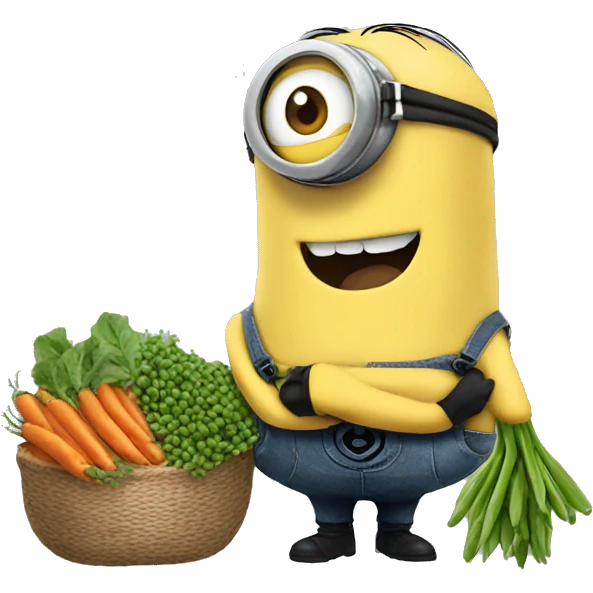 minions avec legumes emoji