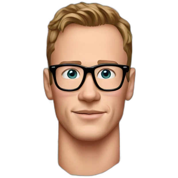 Jonathan Toews wearing glasses as a pretzel with pastel roses emoji
