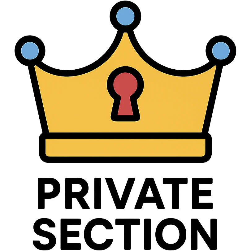 stylized crown with subtle keyhole, elegant and exclusive, logo for 'private section' emoji