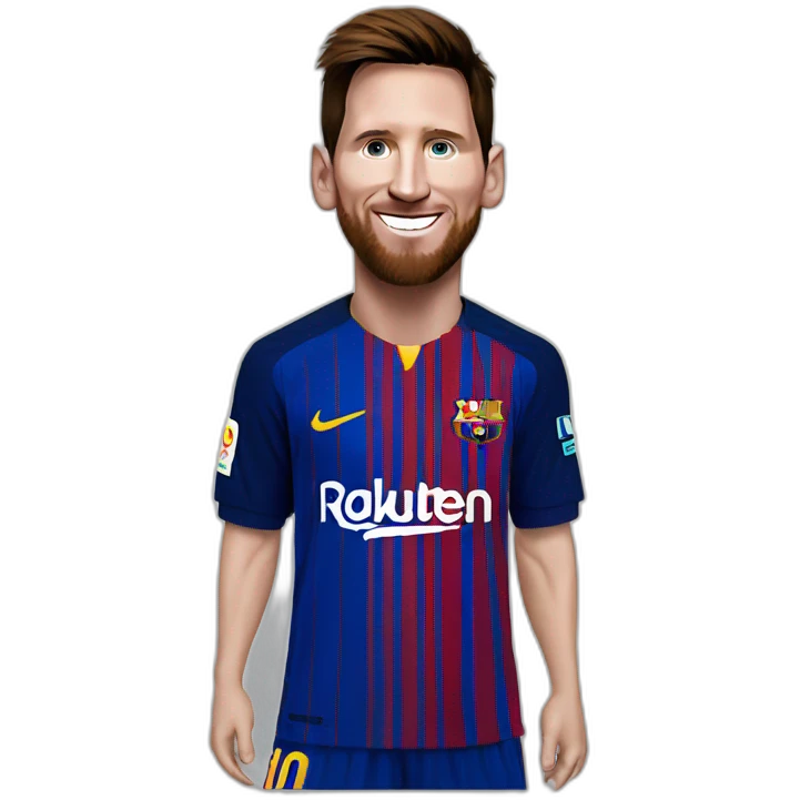 Messi sur halland emoji