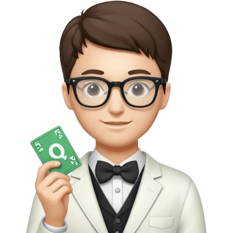 monopoly nerd emoji