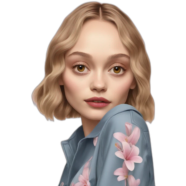 lily rose depp emoji