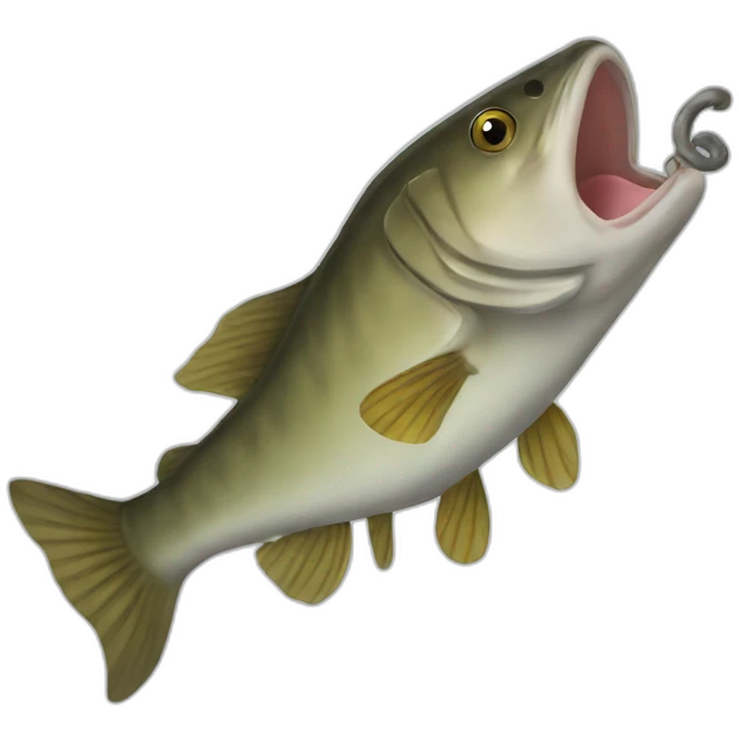 hooked catfish emoji