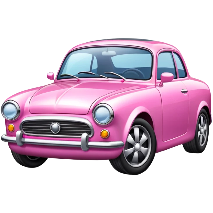 Pink car emoji