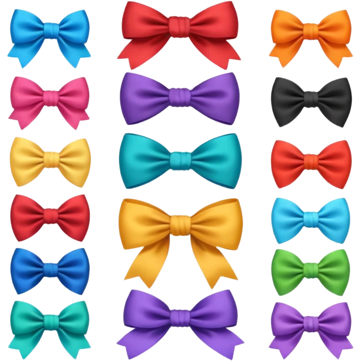 Moños  emoji