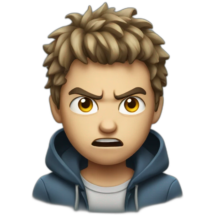 angry boy emoji