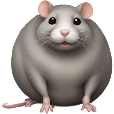 Fat rat  emoji