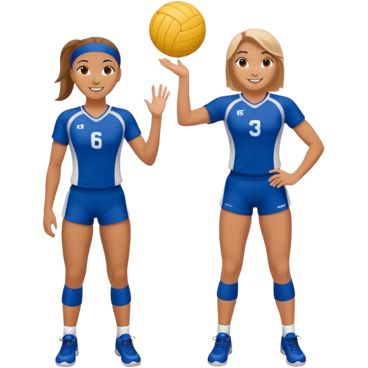 volleyball girl full body emoji