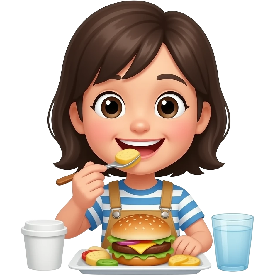 kawaii afternoon lunch cute smile emoji