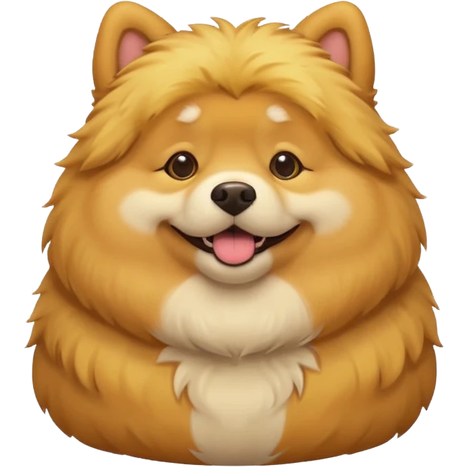 Fat dog emoji