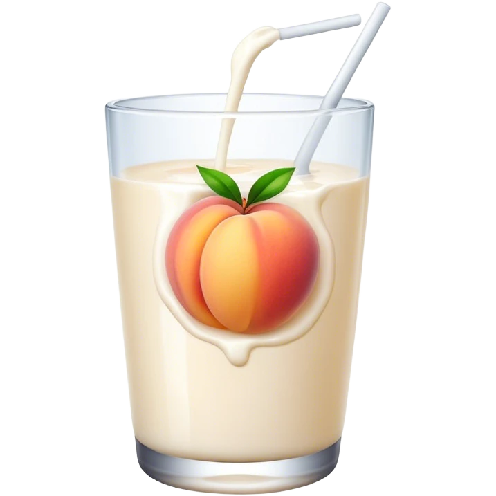 durazno mojado en leche emoji