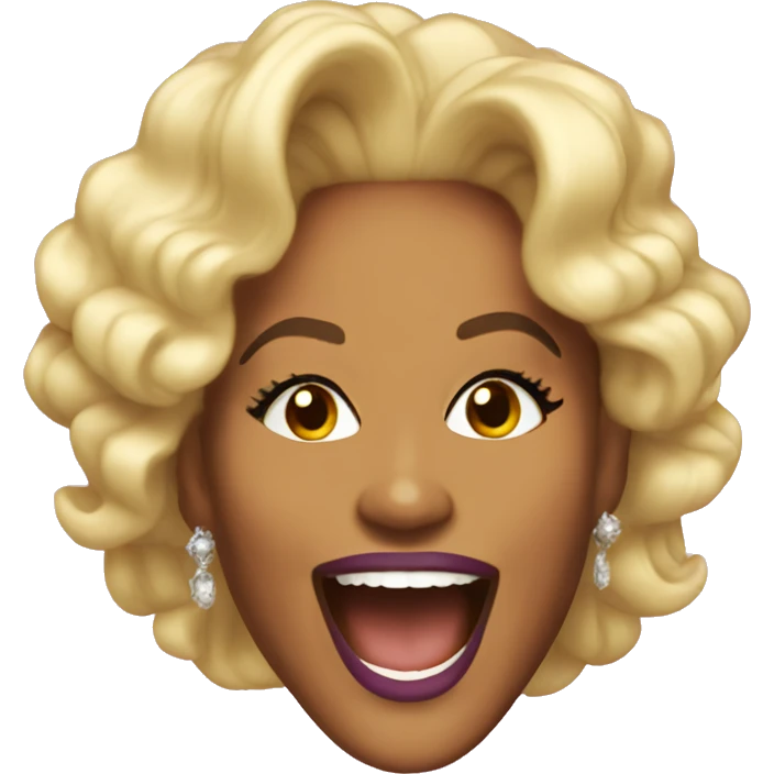 rupaul laughing emoji